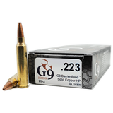 G9 Defense .223 Remington 54gr BB HP (Barrier Blind Hollow Point)