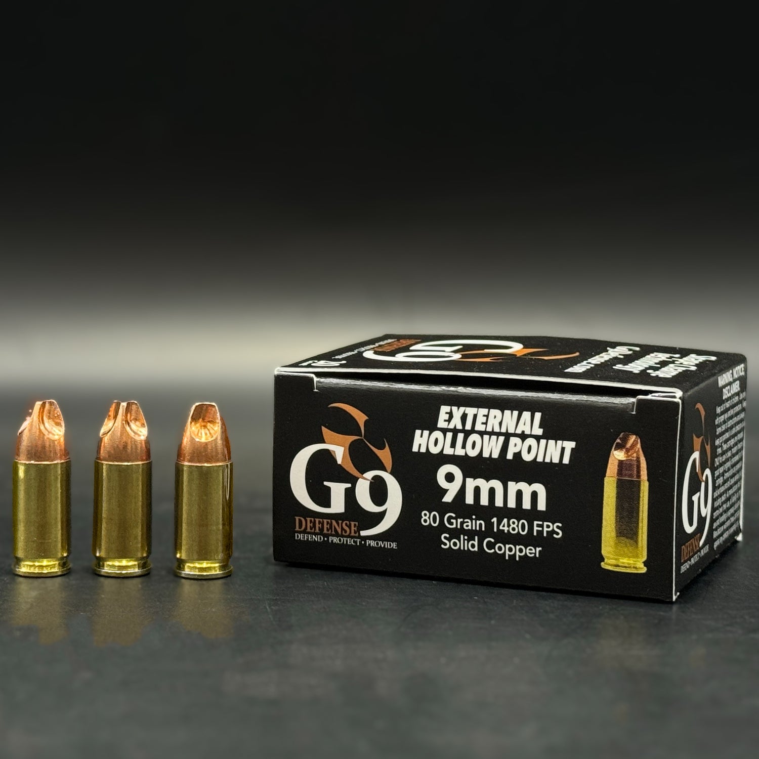 G9 Defense 9MM EHP (External Hollow Point)