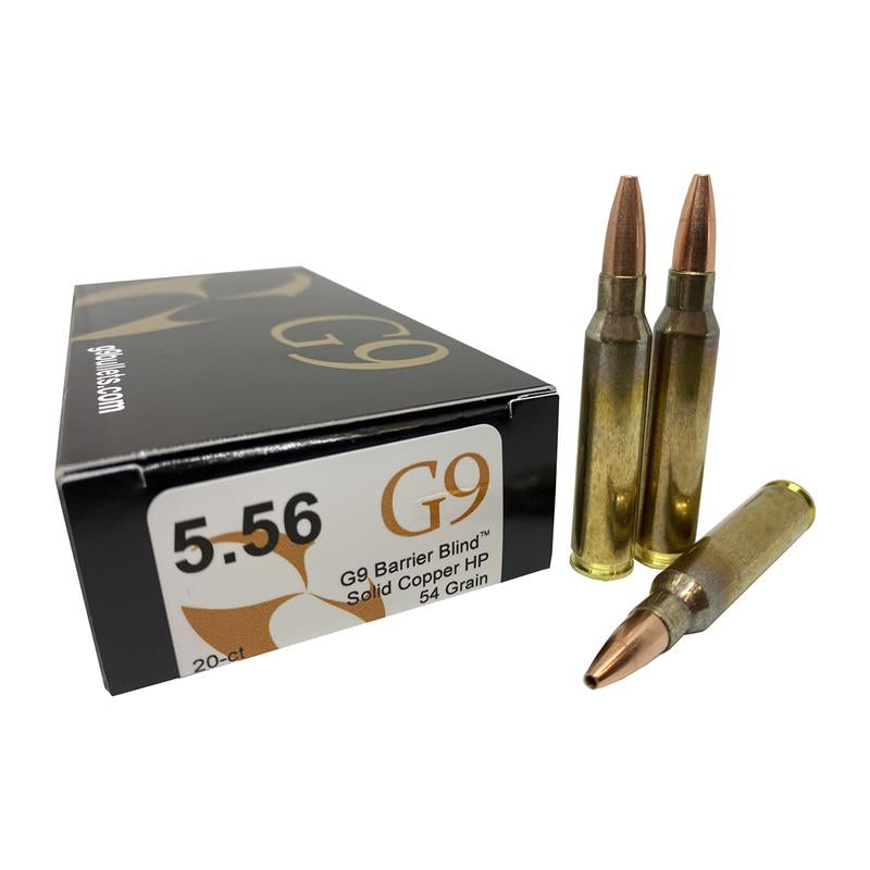 G9 Defense 5.56 BB HP (Barrier Blind Hollow Point)